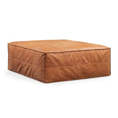 Marvale Leather Pouf - Image 0