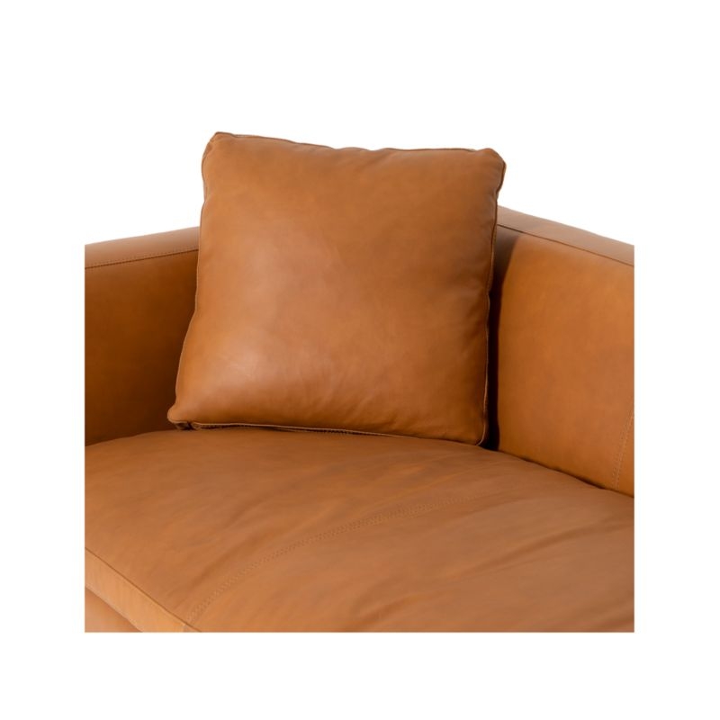 Topher 85" Leather Sofa - Image 5