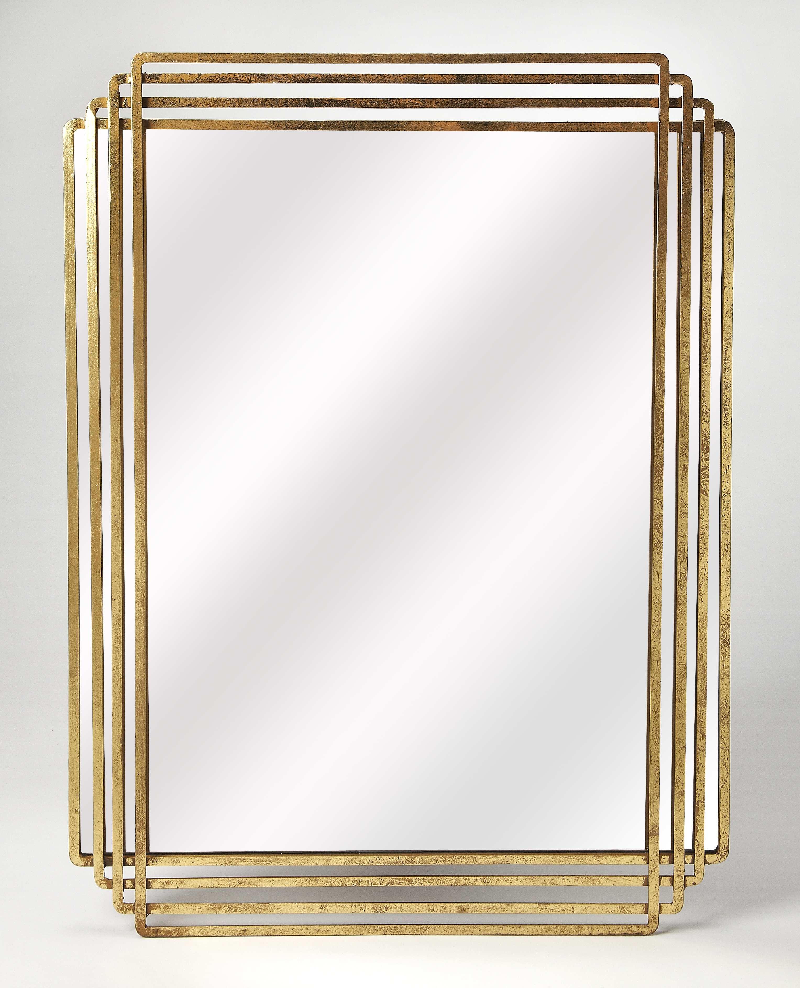 Uptown Antique Gold Wall Mirror - Image 0