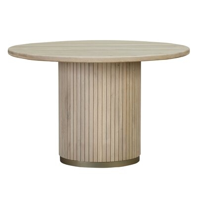 Chelsea 47.3" Solid Oak Pedestal Dining Table - Image 0