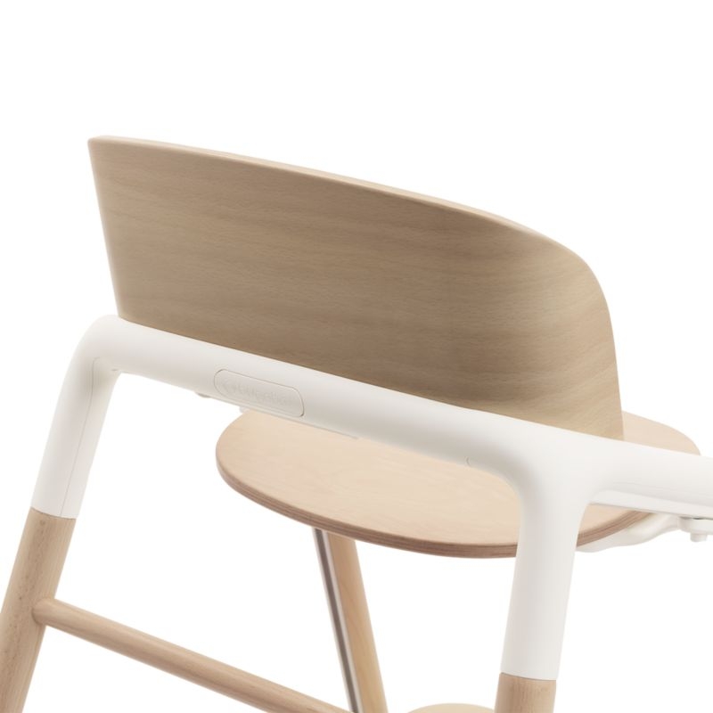 Bugaboo Giraffe White and Neutral Wood Baby High Chair Complete - Image 5