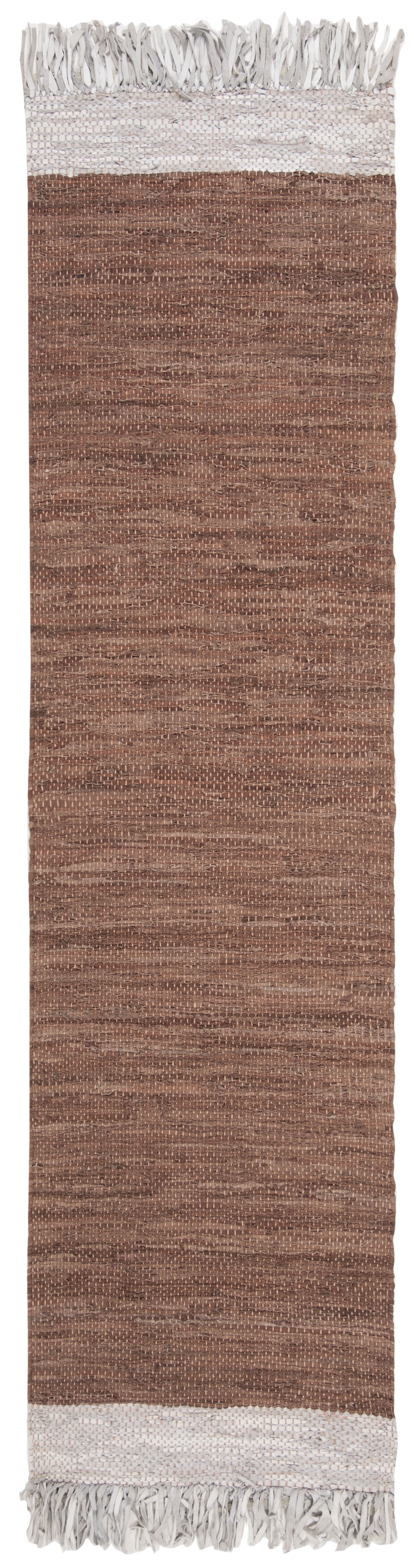 Arlo Home Hand Woven Area Rug, VTL310C, Light Grey/Brown,  2' 3" X 6' - Image 0