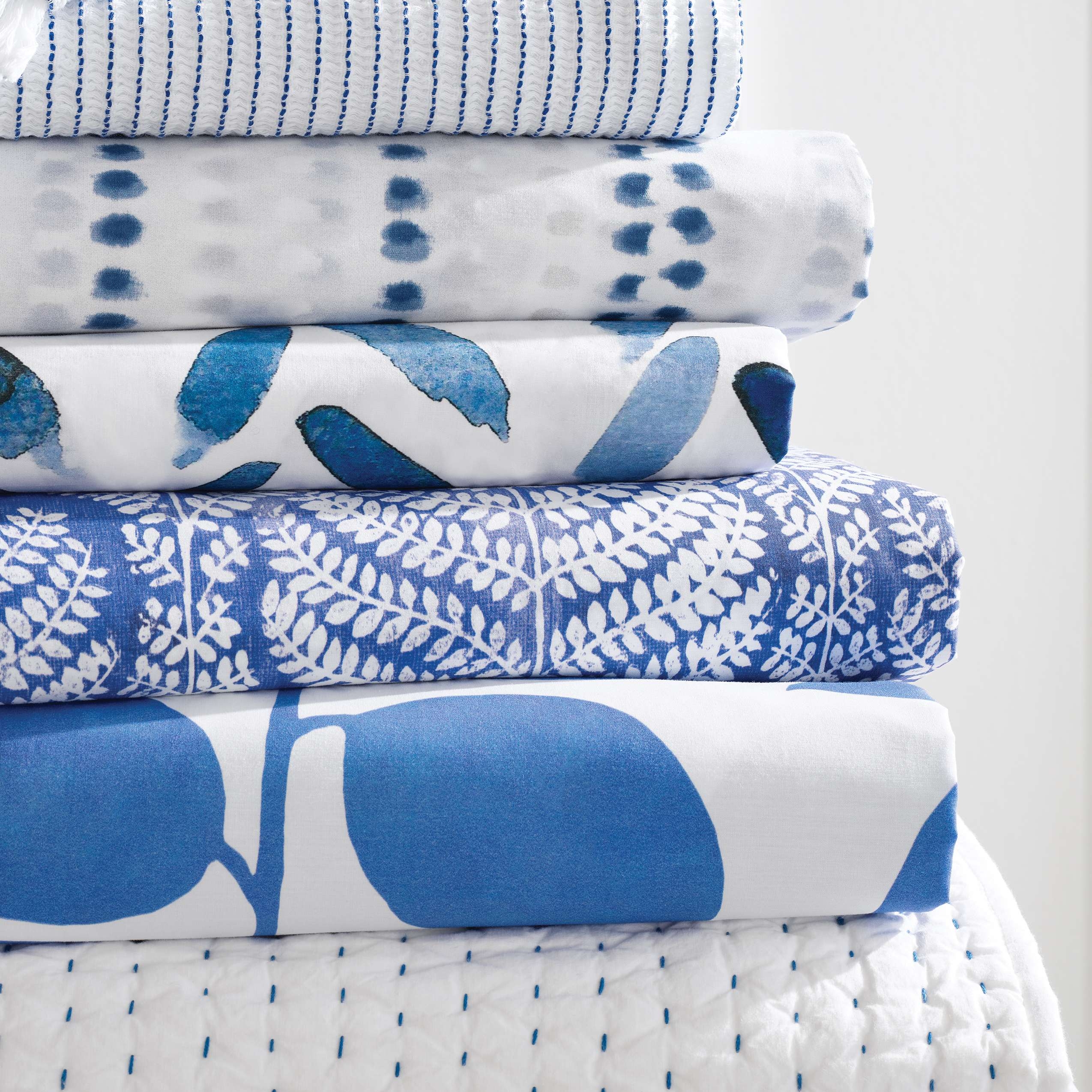 Blue Brush Duvet Cover - Image 2