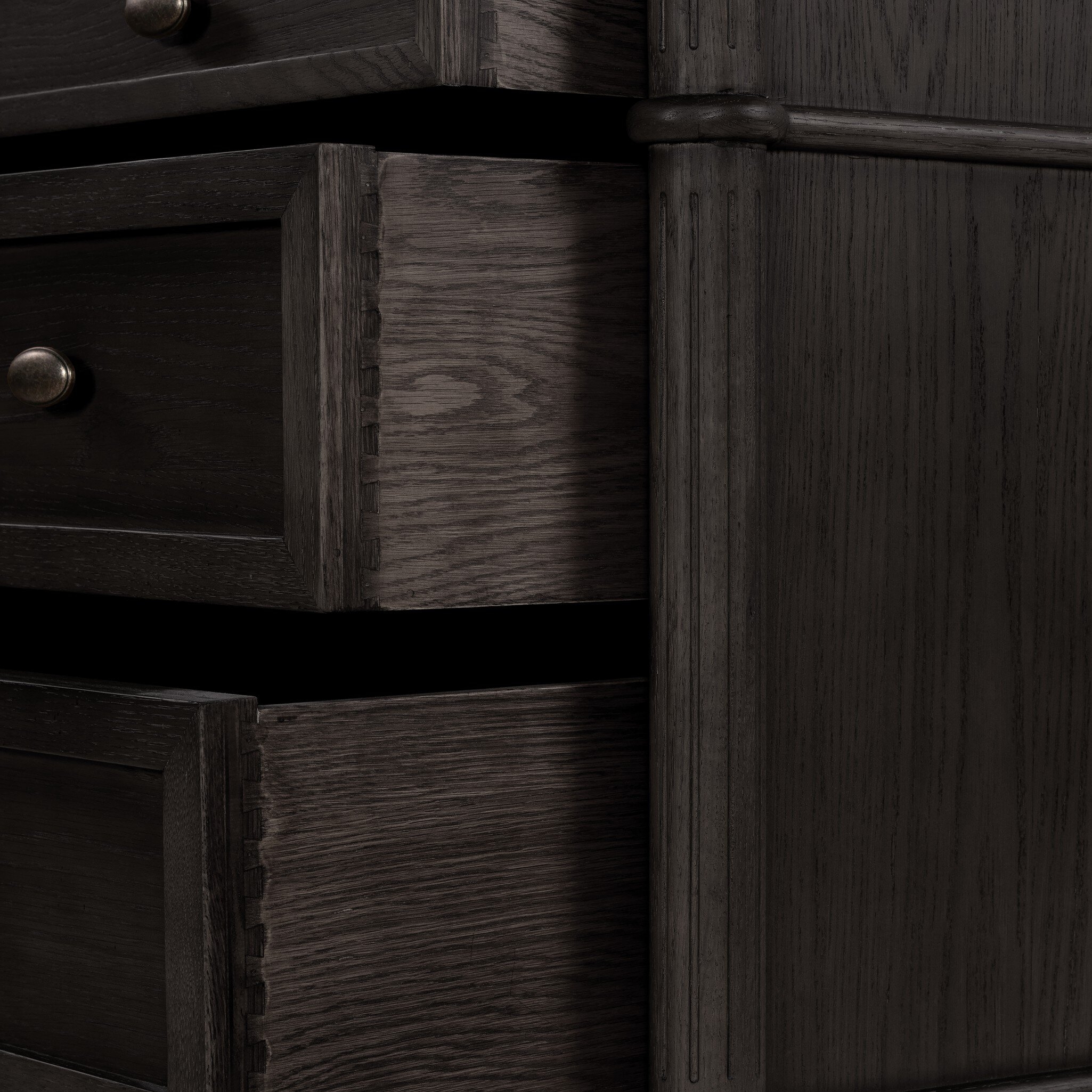 Toulouse Chest - Distressed Black - Image 12