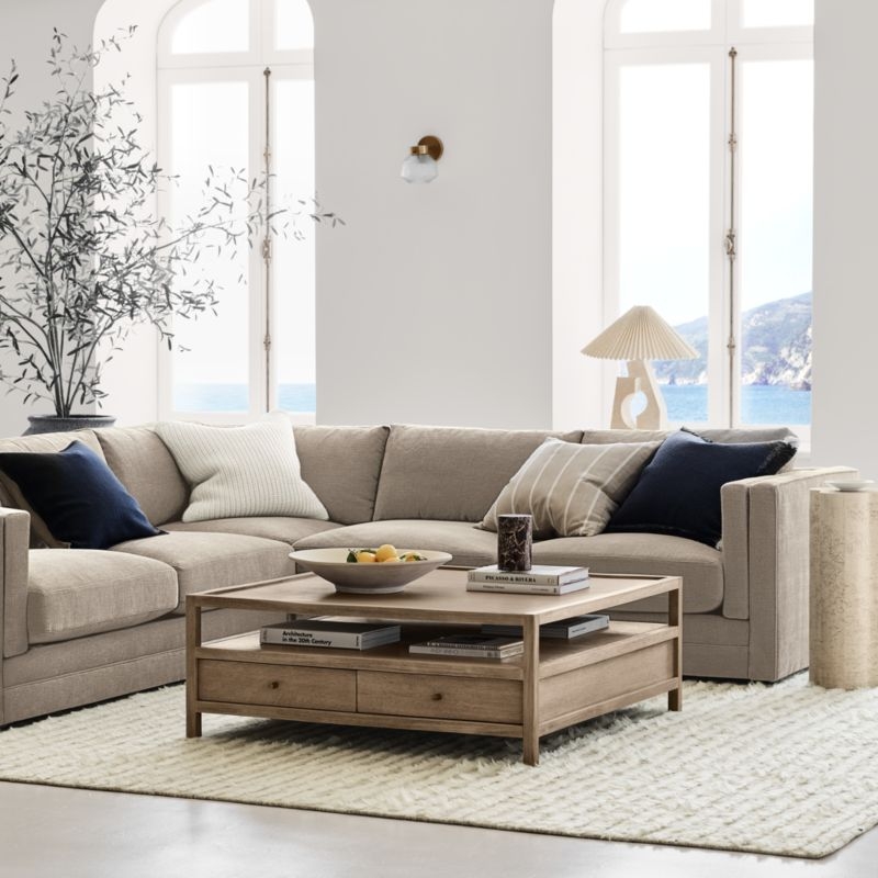 Lakeview Upholstered 3-Piece Corner Sectional Sofa - Image 7