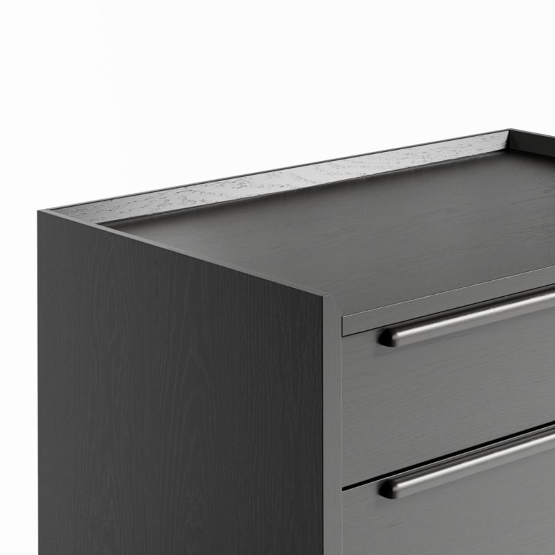 Tate Black 5-Drawer Chest - Image 4