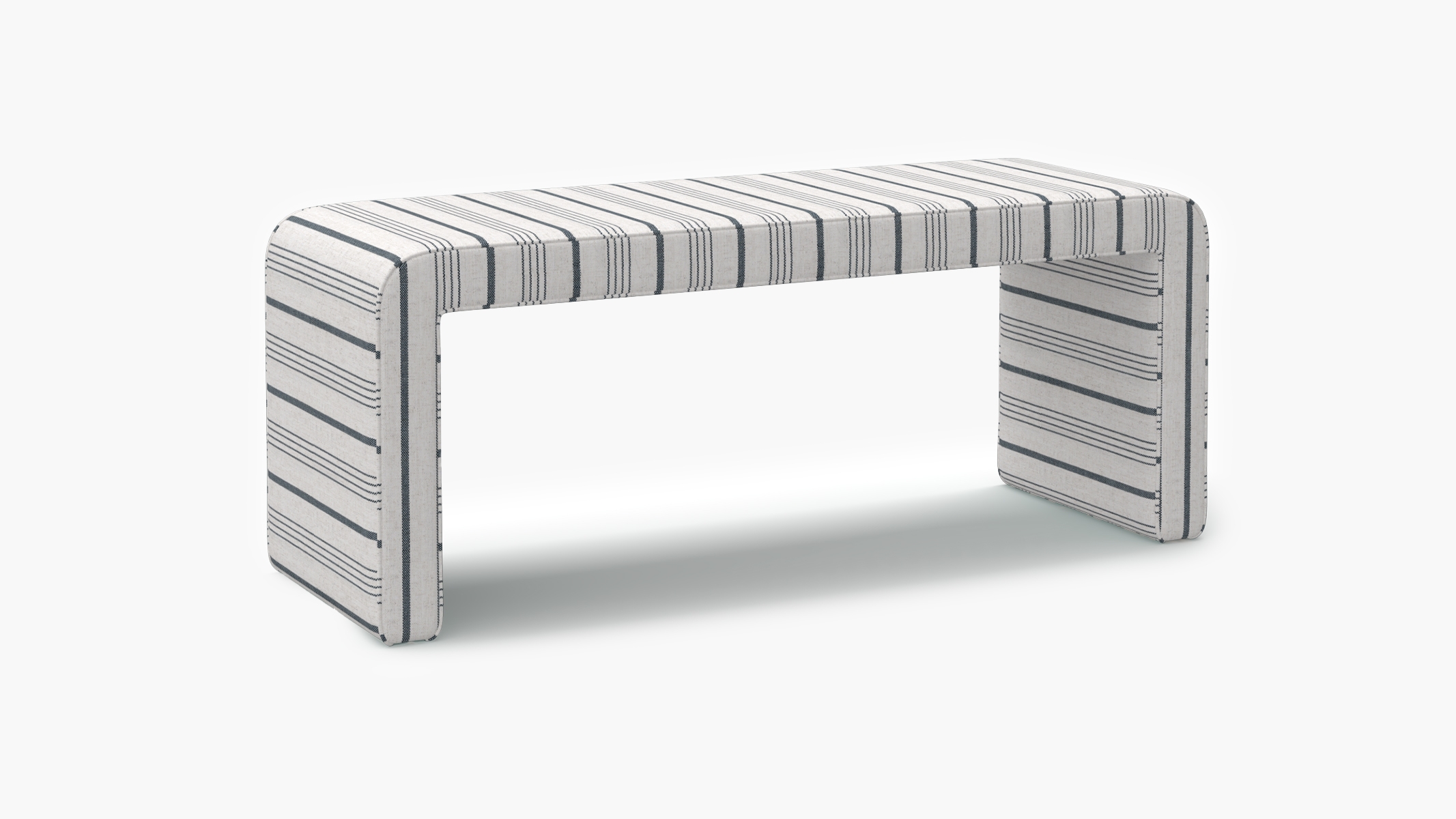 Waterfall Bench, Black Market Stripe - Image 1