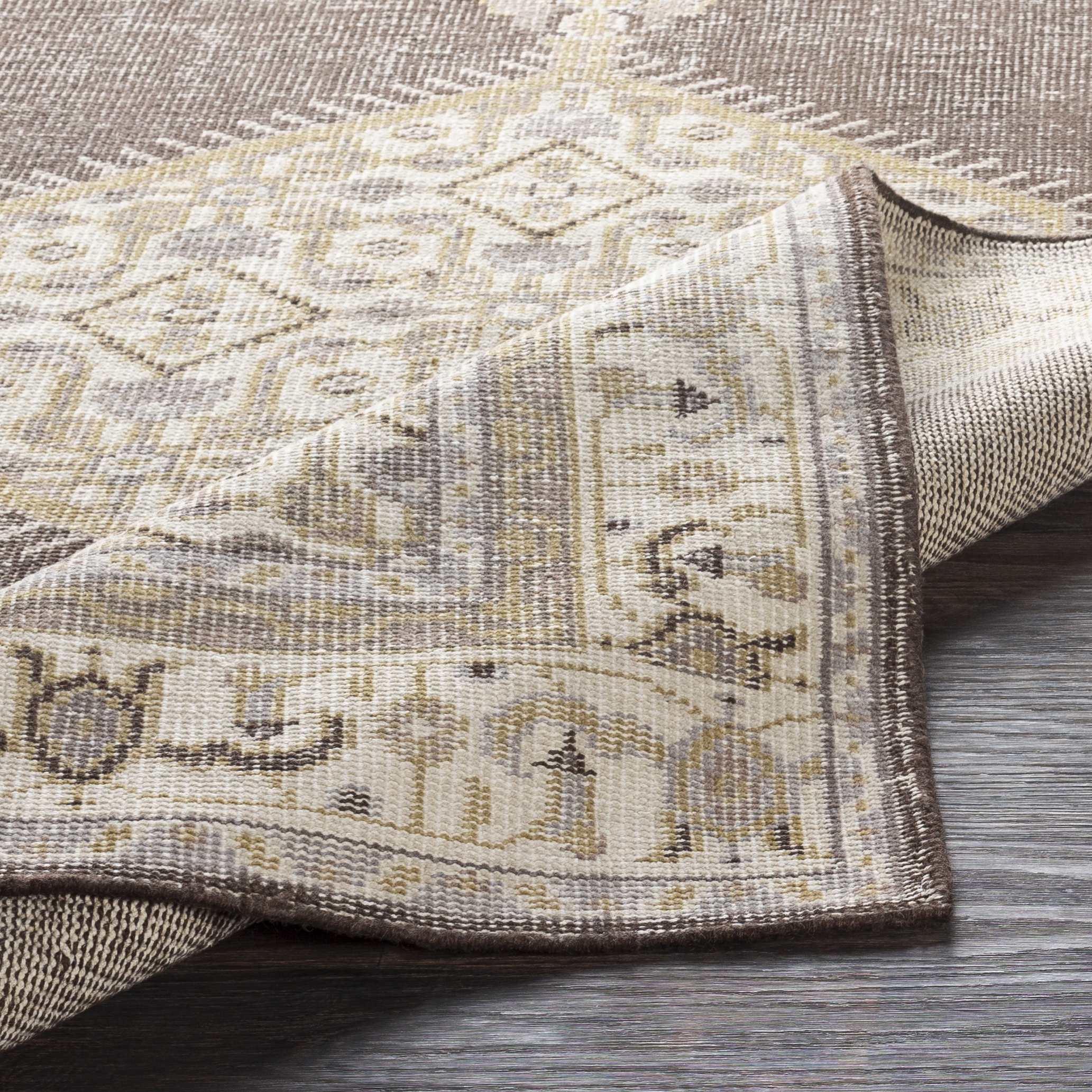 Zahra Brown Indoor 5'6" x 8'6" Handmade Rug - Image 4