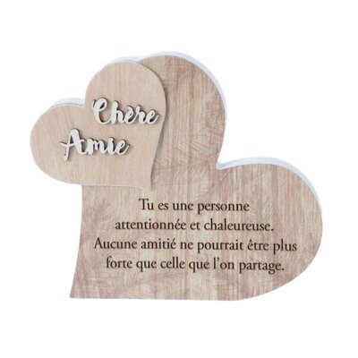Chere Amie Heart Shaped Block Sign - Image 0