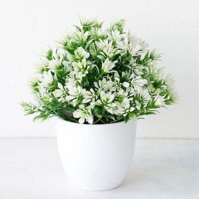 Artificial Flowers Realistic Simulated Plastic Artificial Potted Flower For Home Decor - Image 0