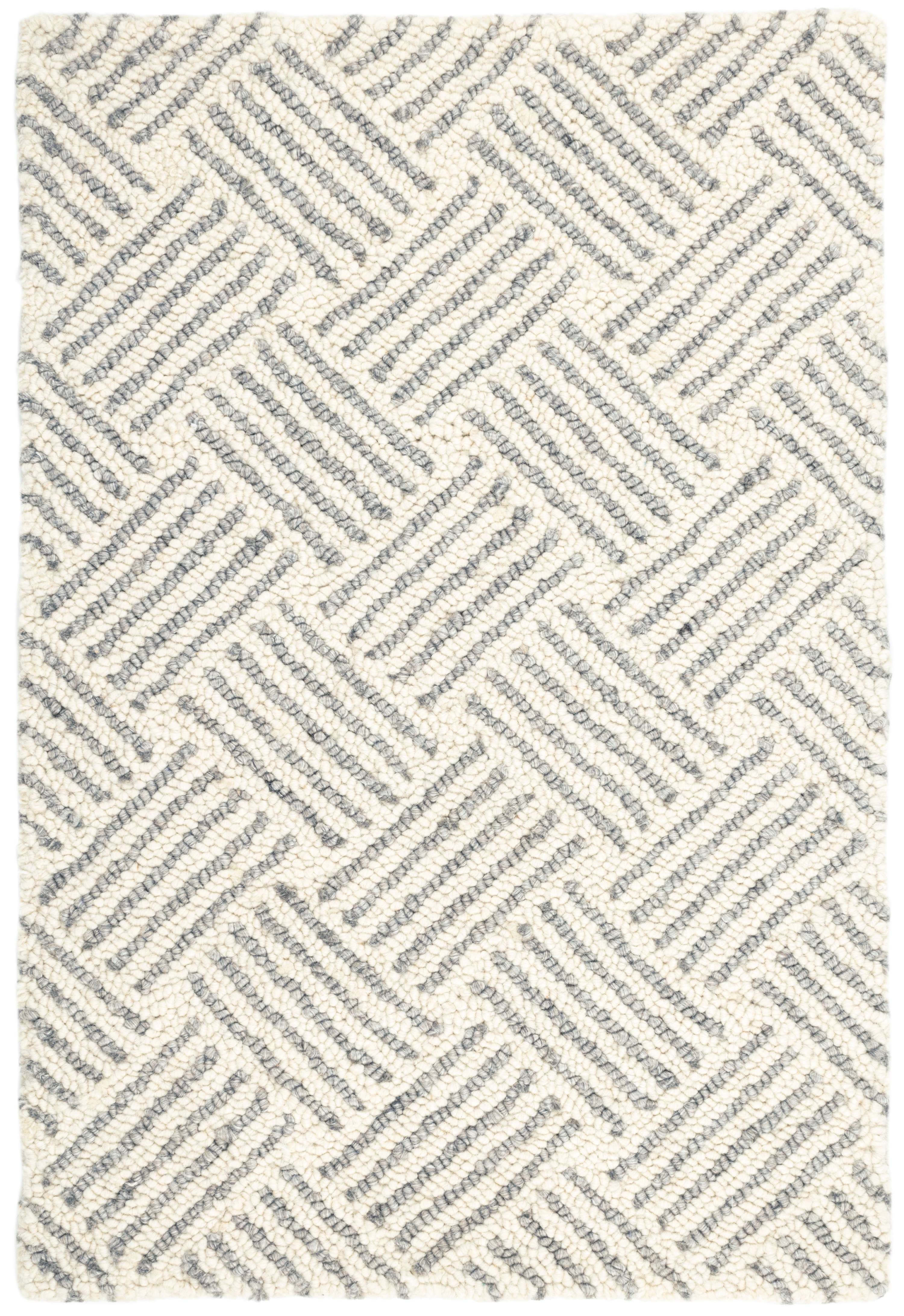 Layers Hand Hooked Wool Rug - Image 0
