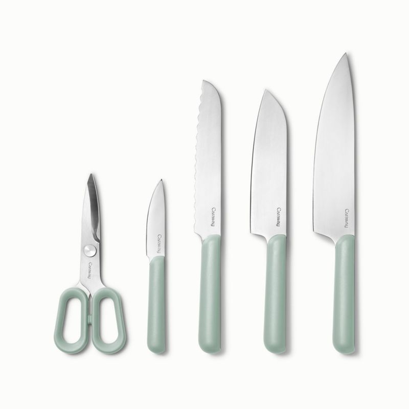 Caraway 14-Piece Mist Knife and Utensil Prep Set - Image 1