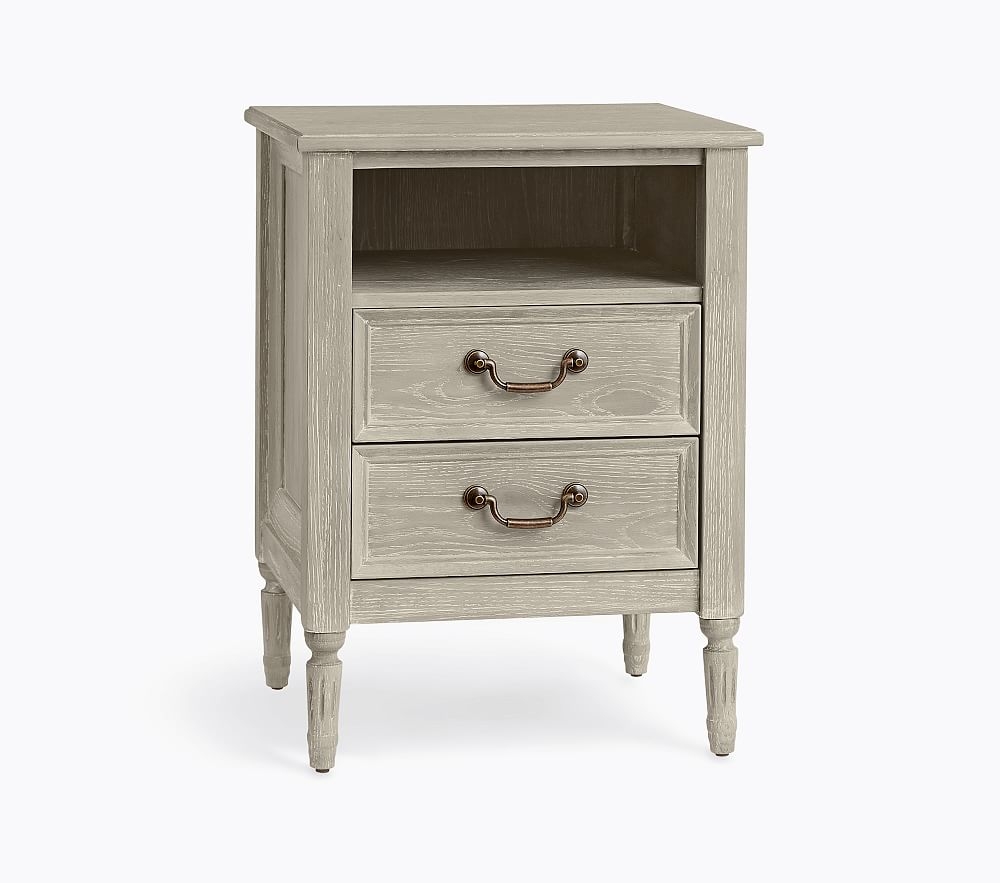 Blythe Nightstand, Heritage Fog, In-Home Delivery - Image 0
