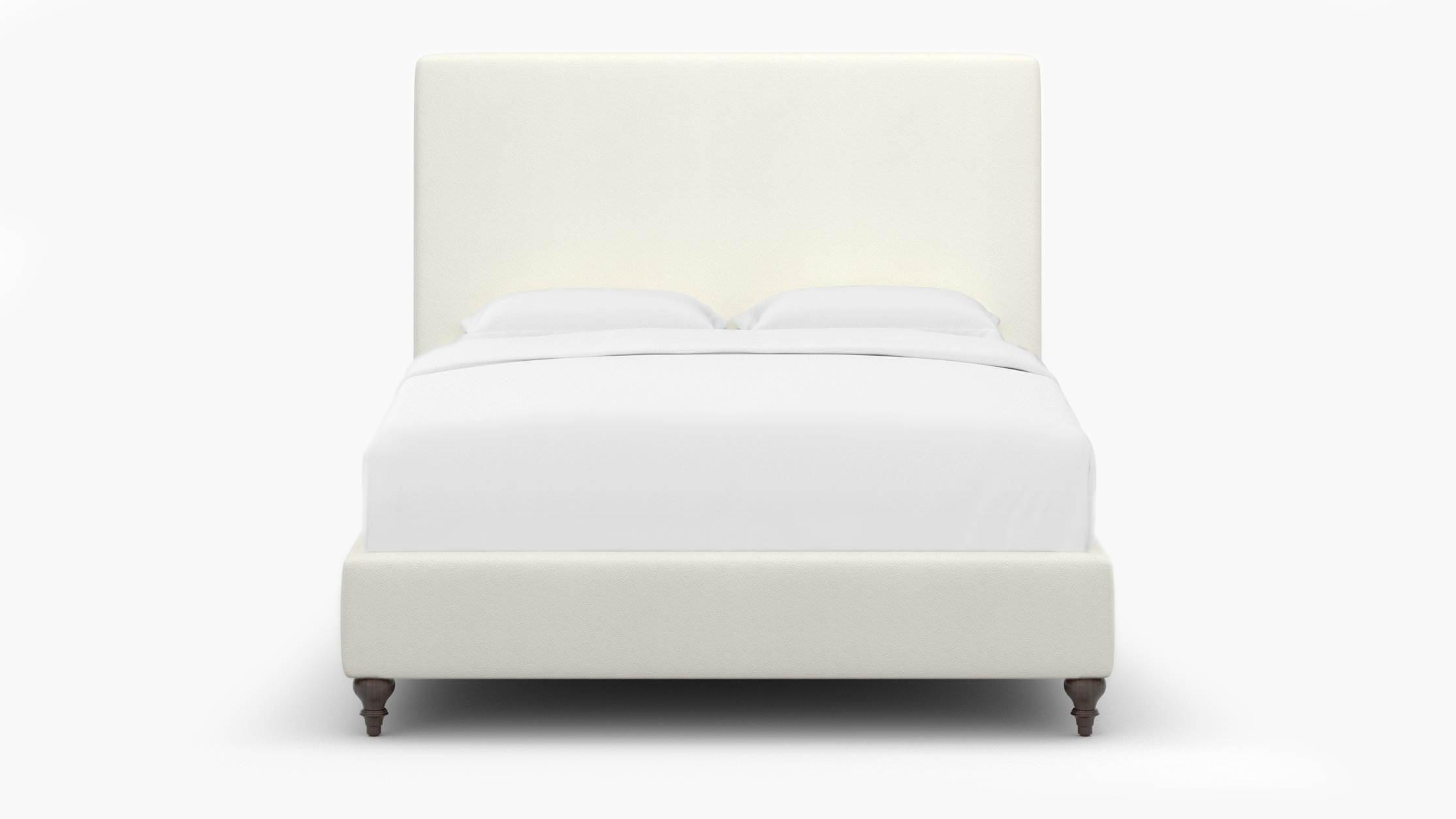 Classic Bed, Sheepskin, Espresso Traditional Turned Leg, King - Image 0