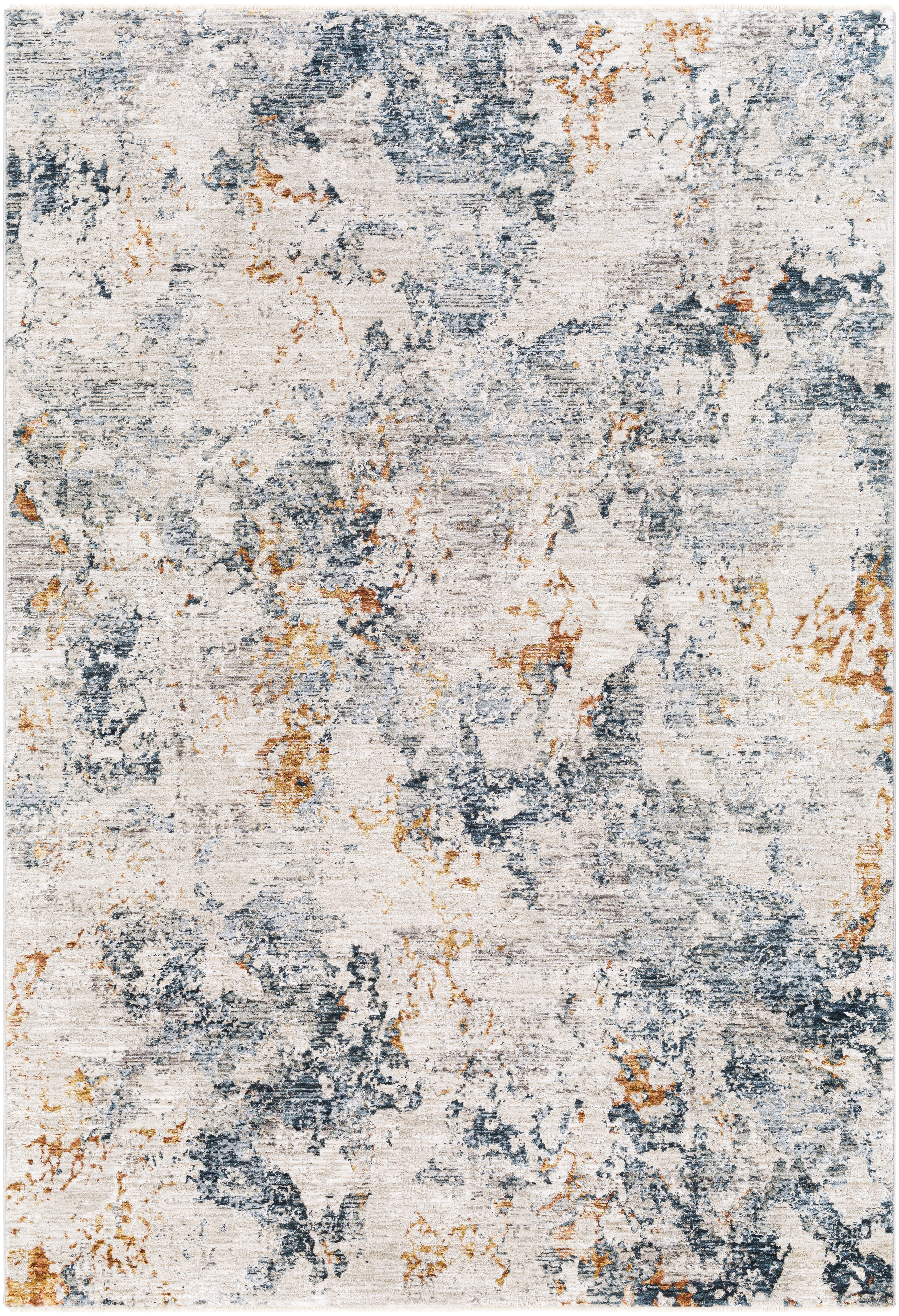 Laila Gray Indoor 6'7" x 6'7" Machine Woven Rug - Image 0