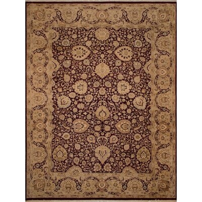 One-of-a-Kind Maly Hand-Knotted 2010s Brown 9'1" x 12' Wool Area Rug - Image 0