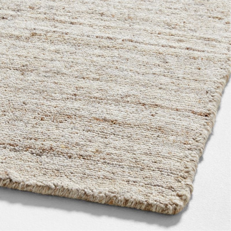 Rimini Wool Handwoven Cream Area Rug 6'x9' - Image 1