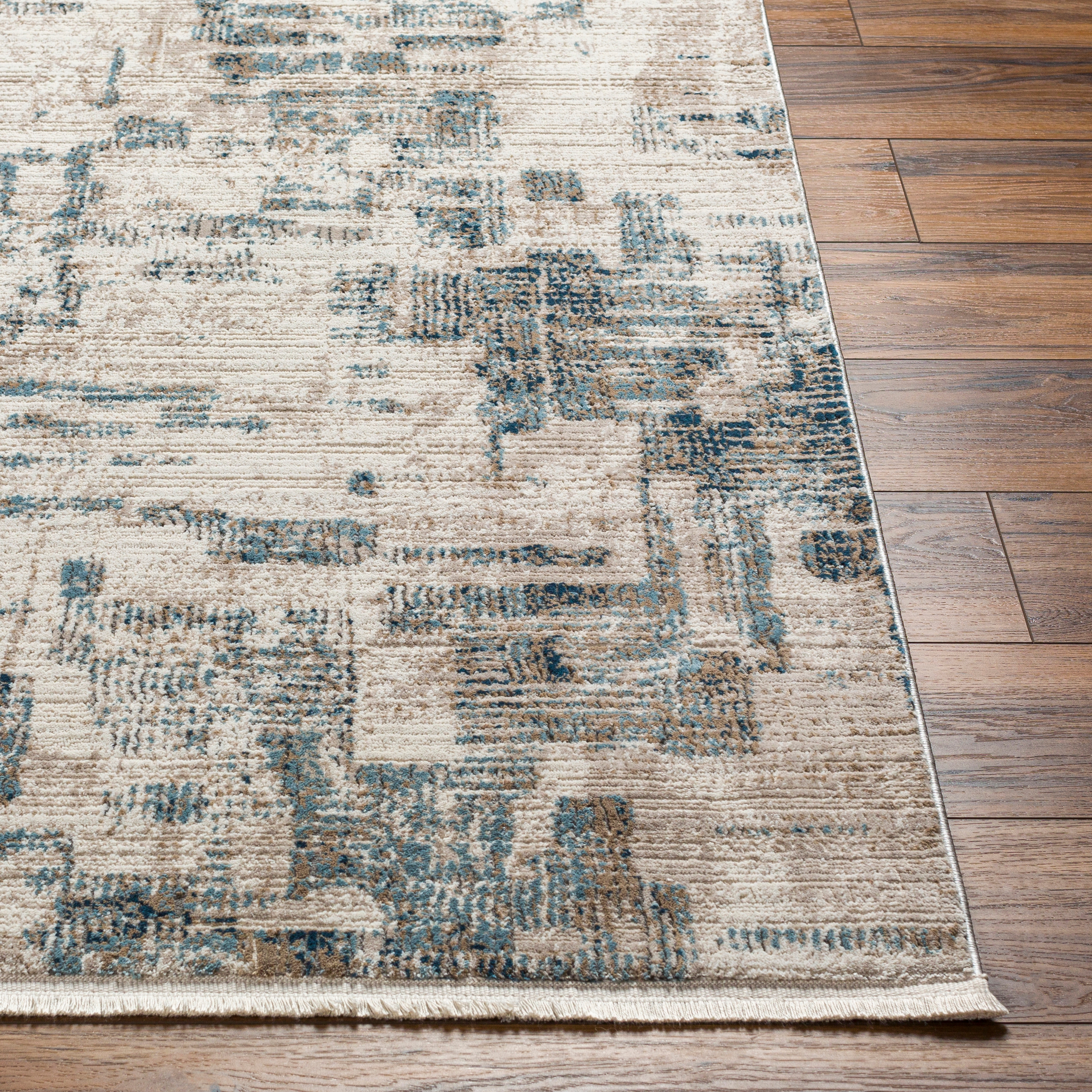 Perugia Beige Indoor 9'2" x 12' Machine Woven Rug - Image 2