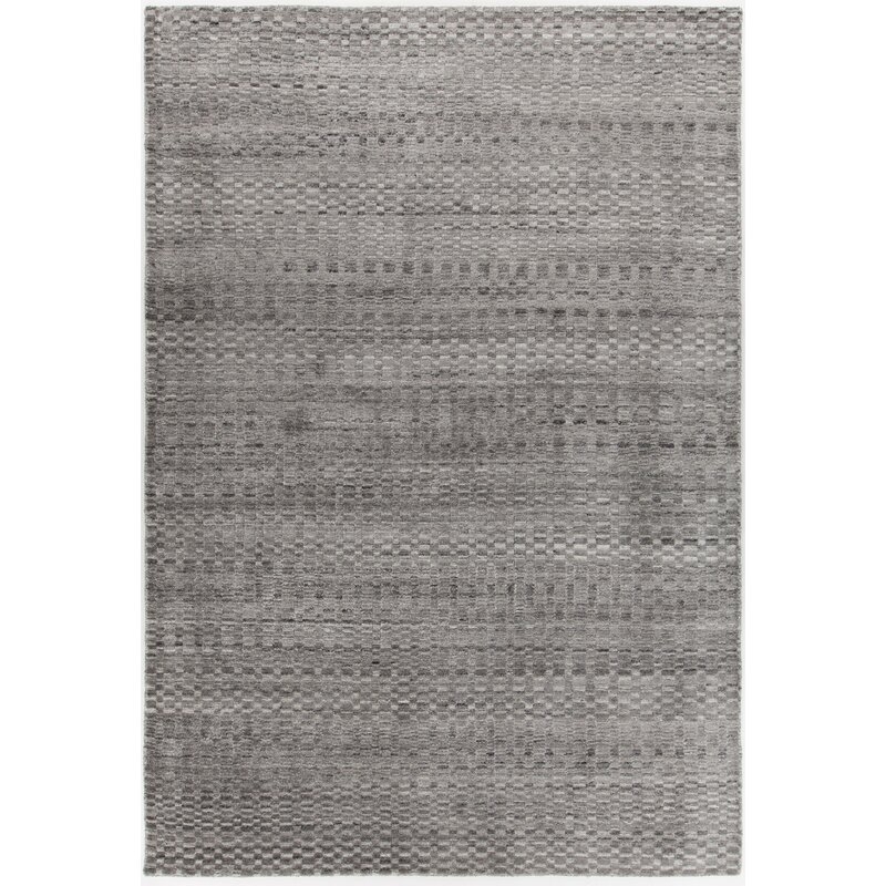 Chandra Rugs Melina Hand-Woven Gray Area Rug - Image 0