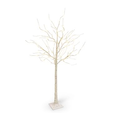 Electric Birch Tree w/ 228 Multifunction Warm & Cool White LED Lights, 36" Tall, White - Image 3