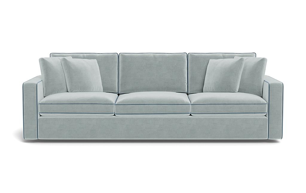James 3-Seat Sofa with Contrast Piping - Image 0