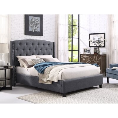 Croce Tufted Low Profile Standard Bed - Image 0
