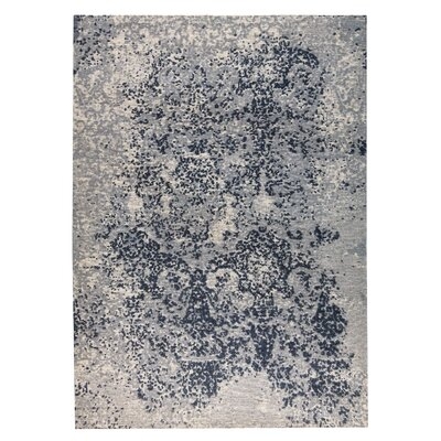 Dunkelberger Abstract Handwoven Wool Gray Area Rug - Image 0