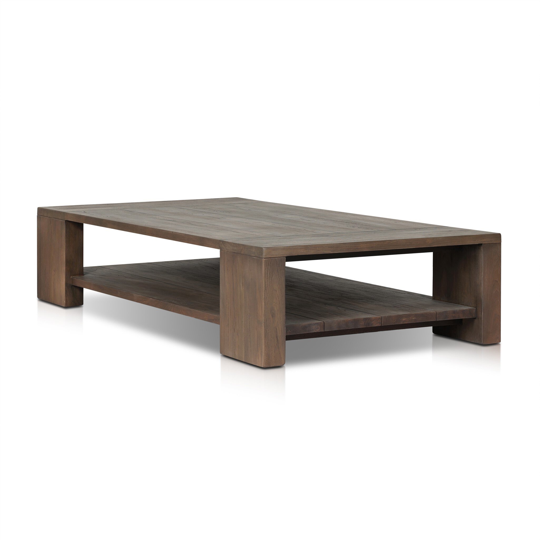 Roca Outdoor Coffee Table - Stained Heritage Brown-FSC - Image 7