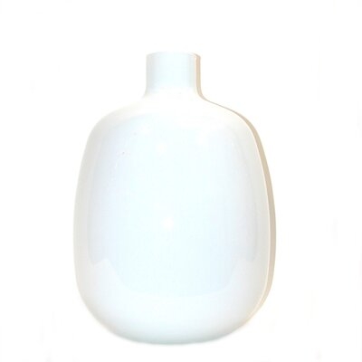 White 13'' Glass Table Vase - Image 0