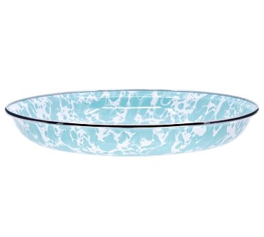 Sea Glass Enamel Pasta Plates , Set of 4 - Image 2