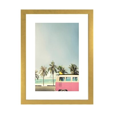 Surf Bus Pink by Design Fabrikken - Print - Image 0