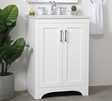 Gray Cedra Single Sink Vanity, 24" - Image 4