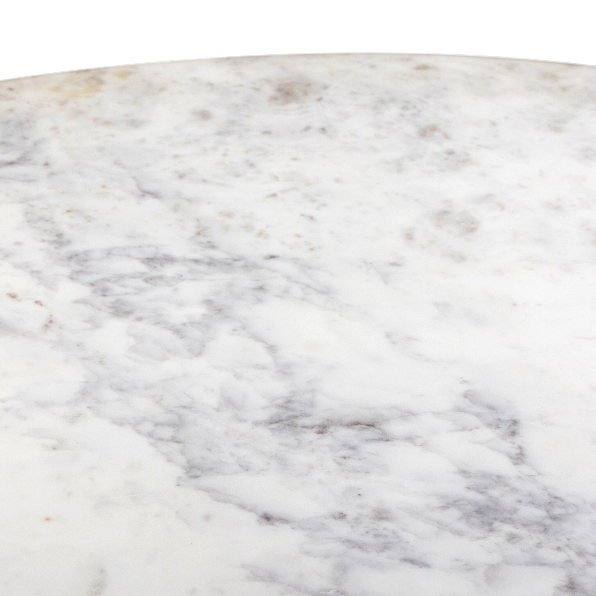 Mariah Round Dining Table 60" - White Marble - Image 7