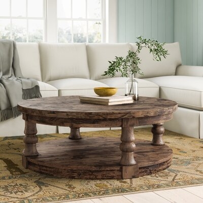 Anner Floor Shelf Coffee Table with Storage - Image 0