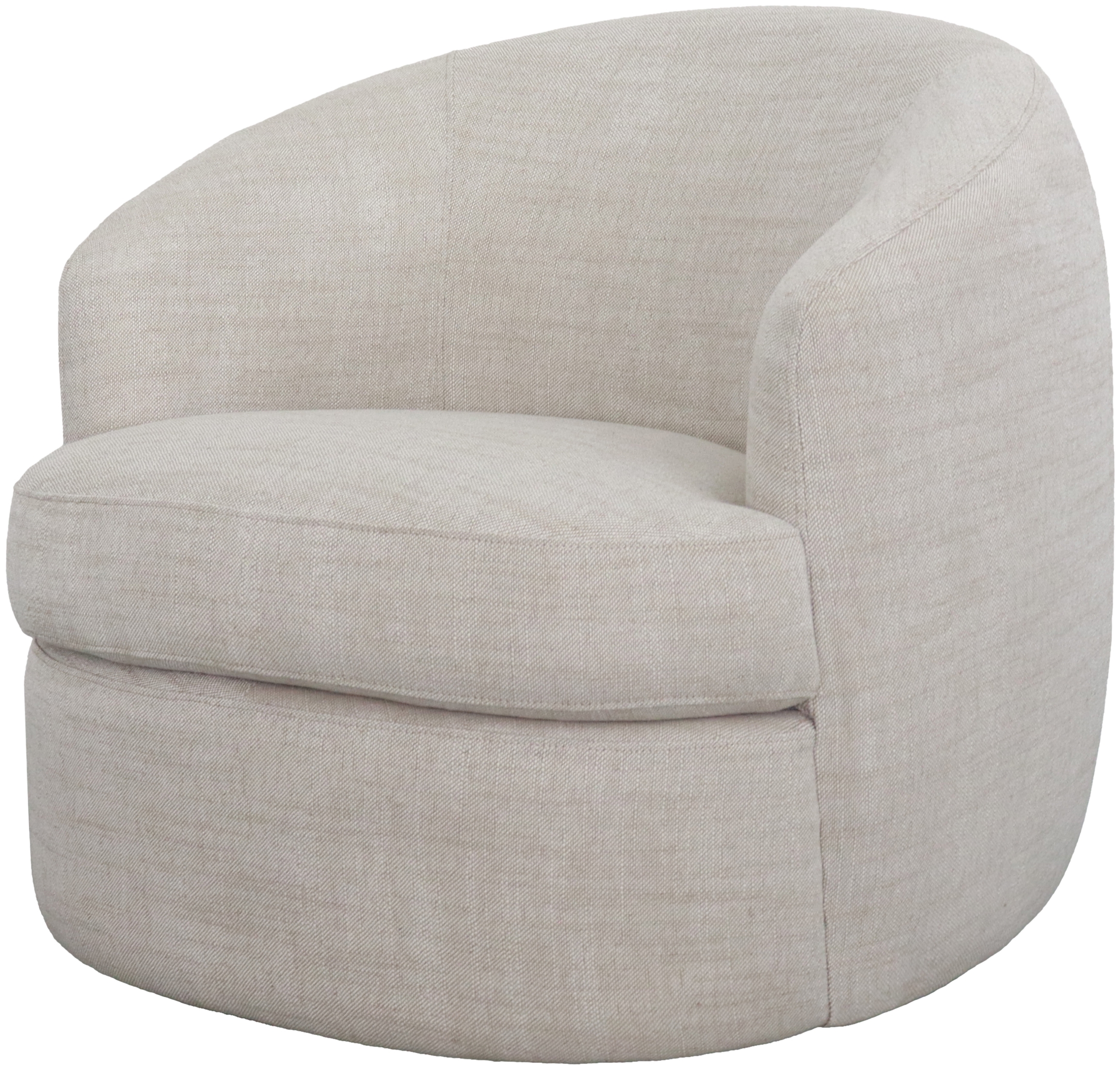 Livabliss Sweeting Hemp 30"H x 32"W x 34"D Swivel Chair - Image 0