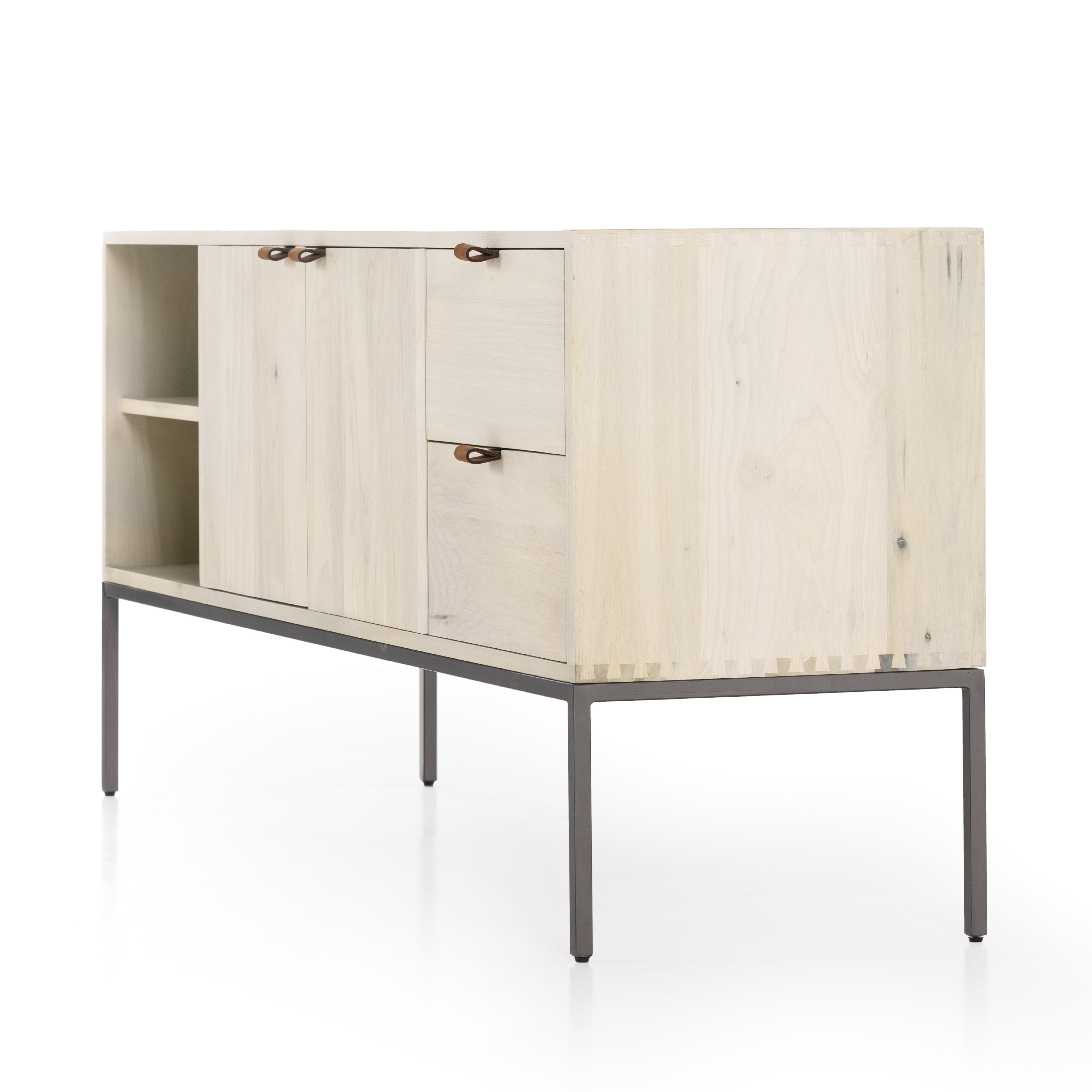 Trey Media Console-Dove Poplar - Image 3