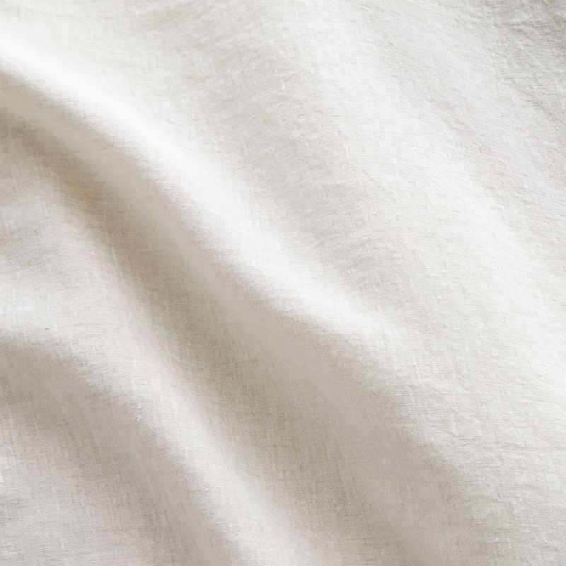 Linen Duvet Cover, Flax, King - Image 1