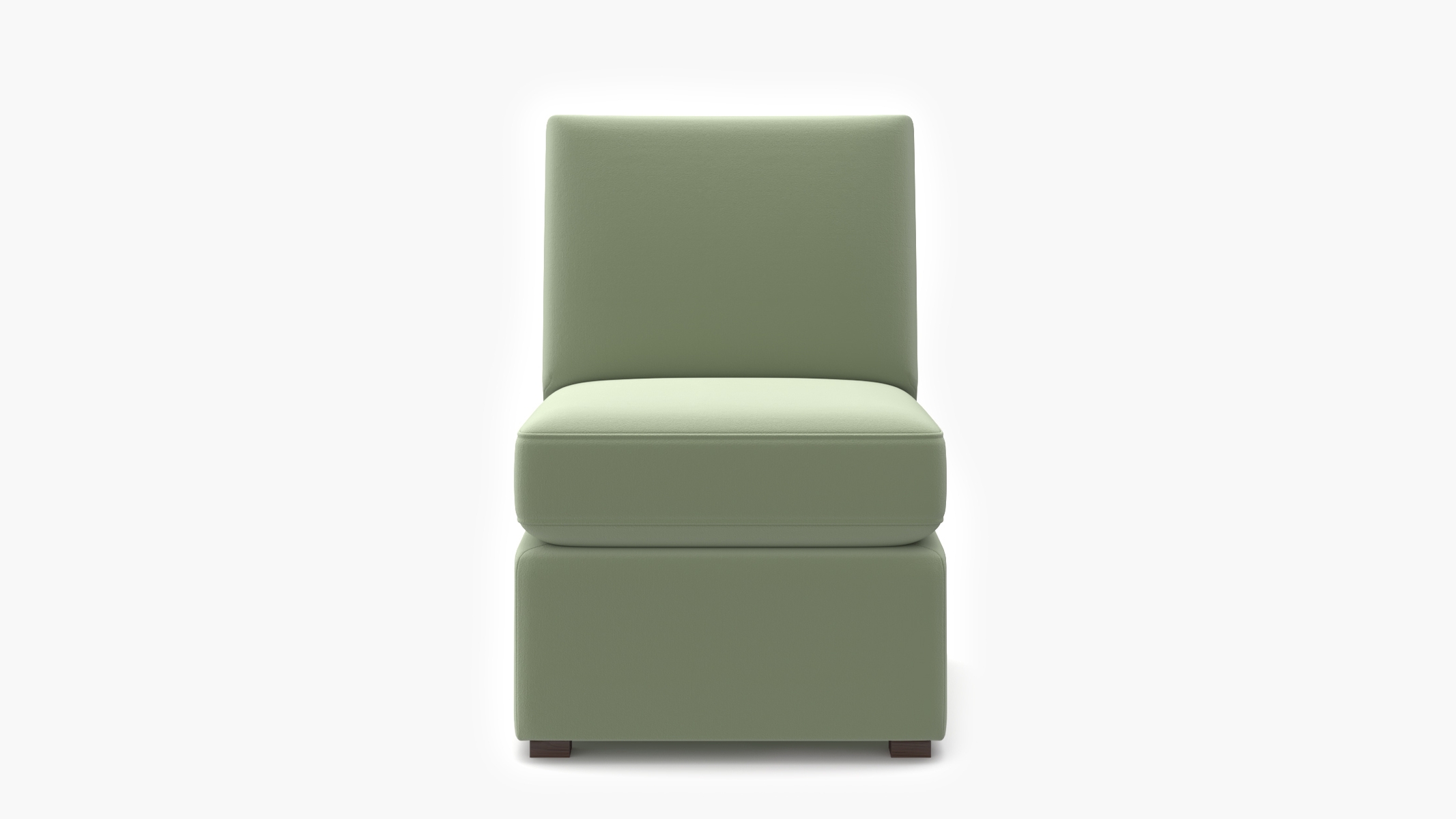 Classic Slipper Chair, Celadon Performance Plush Velvet - Image 0