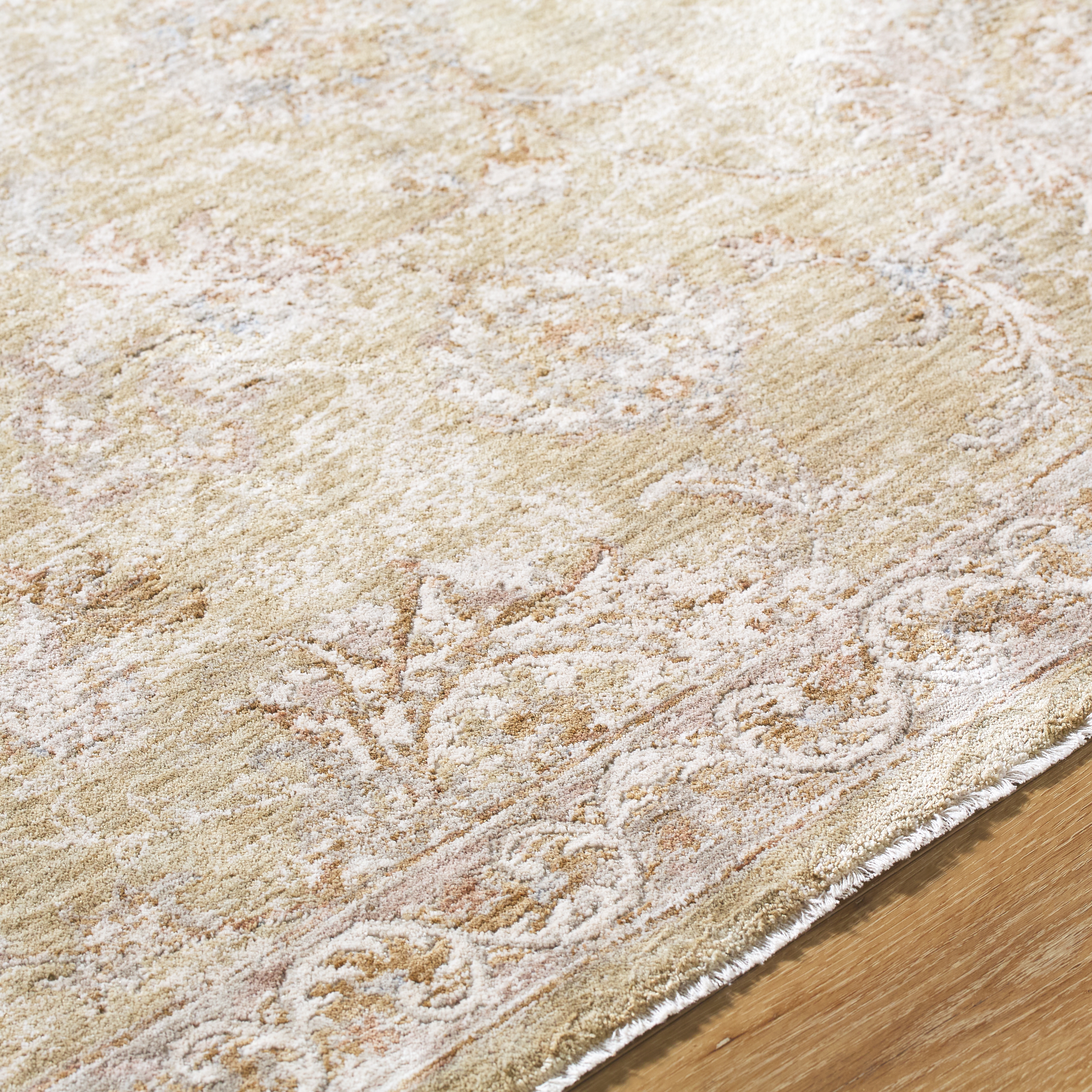 Da Vinci Green Indoor 12' x 15' Machine Woven Rug - Image 2