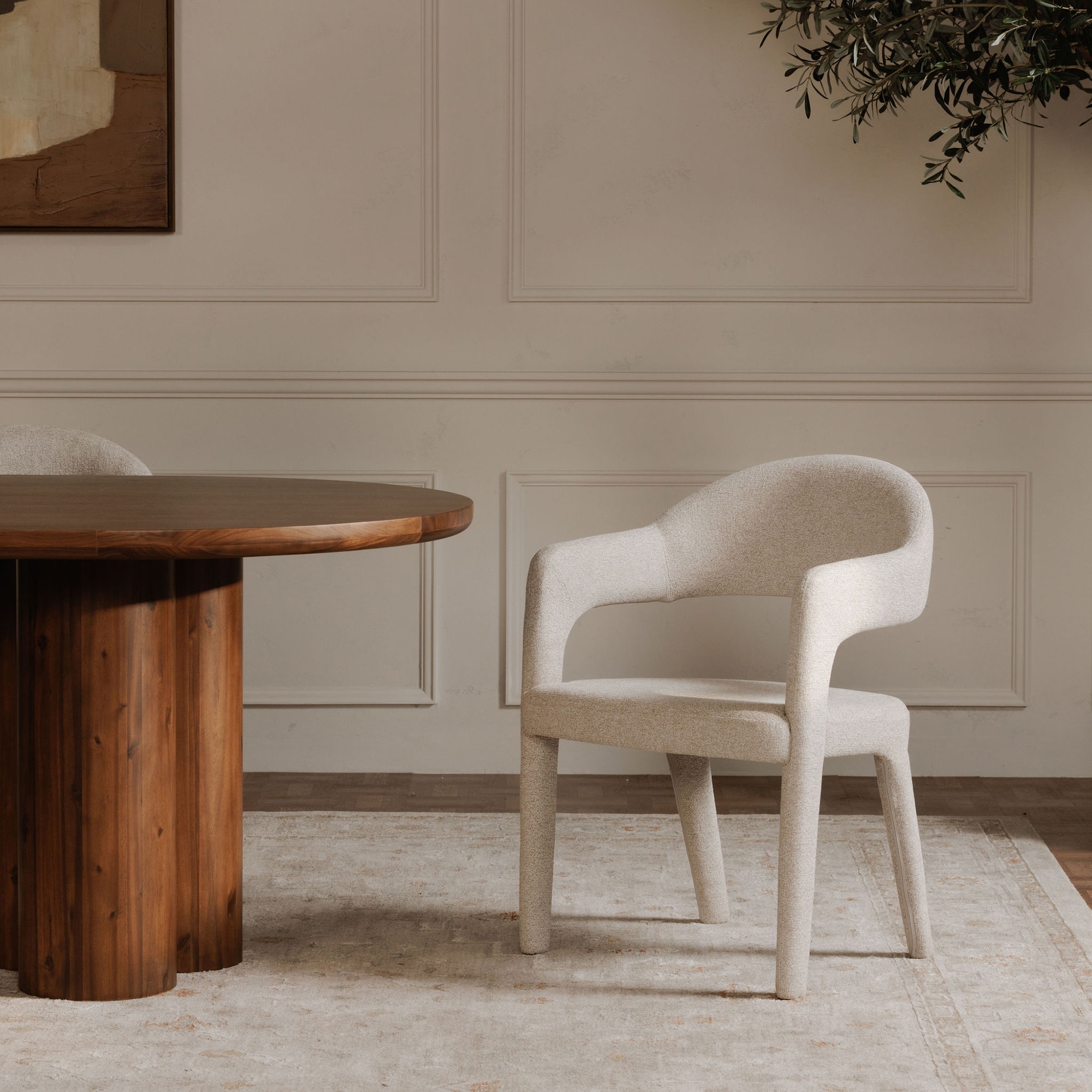 Martens Dining Chair Beige - Image 6