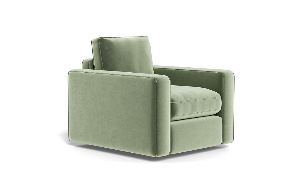 James Accent Chair with Contrast Piping - Image 1