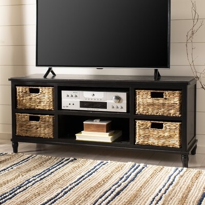 Santa Cruz Solid Wood TV Stand for TVs up to 55" - Image 0