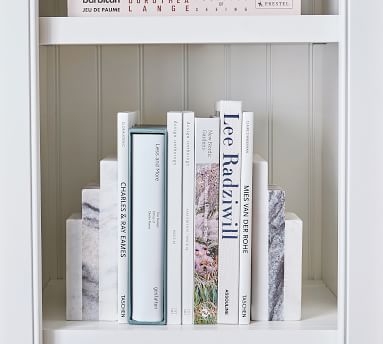 Aubrey 78" Desk with Bookcases, Dutch White - Image 2