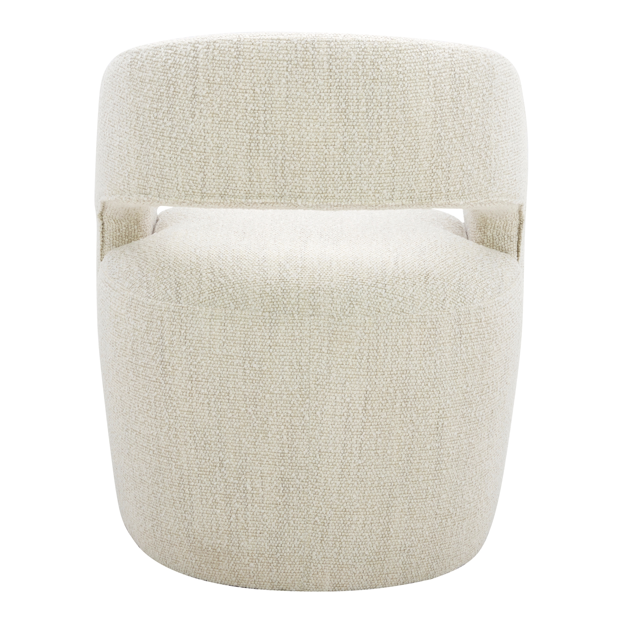 Barrow Rolling Dining Chair White Mist - Image 3