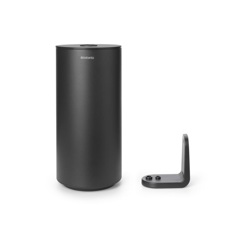Brabantia Mindset Black Metal Toilet Paper Holder - Image 4