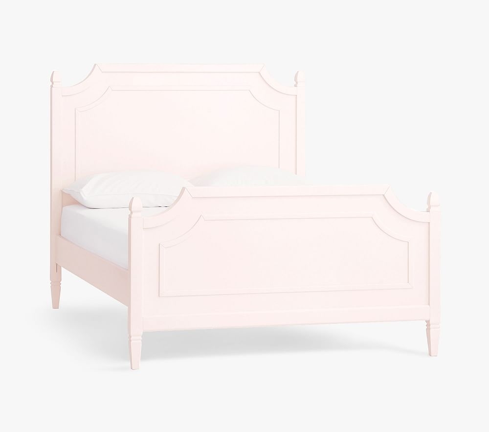 Ava Regency Bed, Full, Blush Pink - Image 0