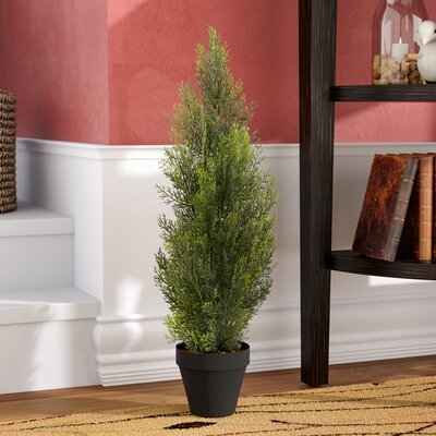 Artificial Mini Cedar Pine Foliage Tree in Pot - Image 0