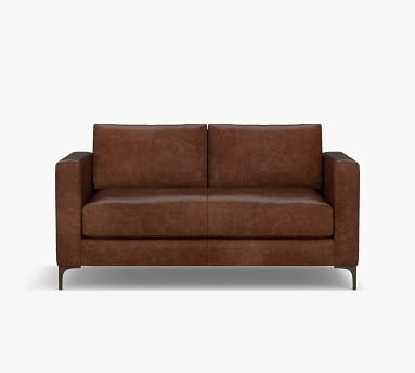 Jake Leather Grand Sofa 95.5", Down Blend Wrapped Cushions, Churchfield Camel - Image 4