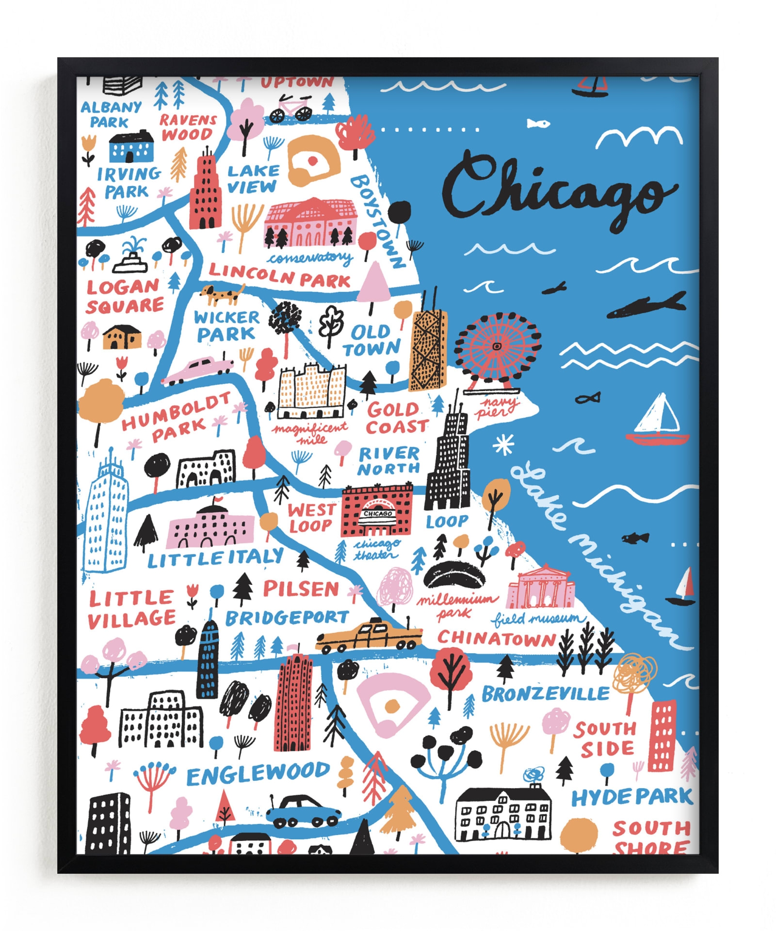 I Love Chicago Limited Edition Fine Art Print 1 - Image 0