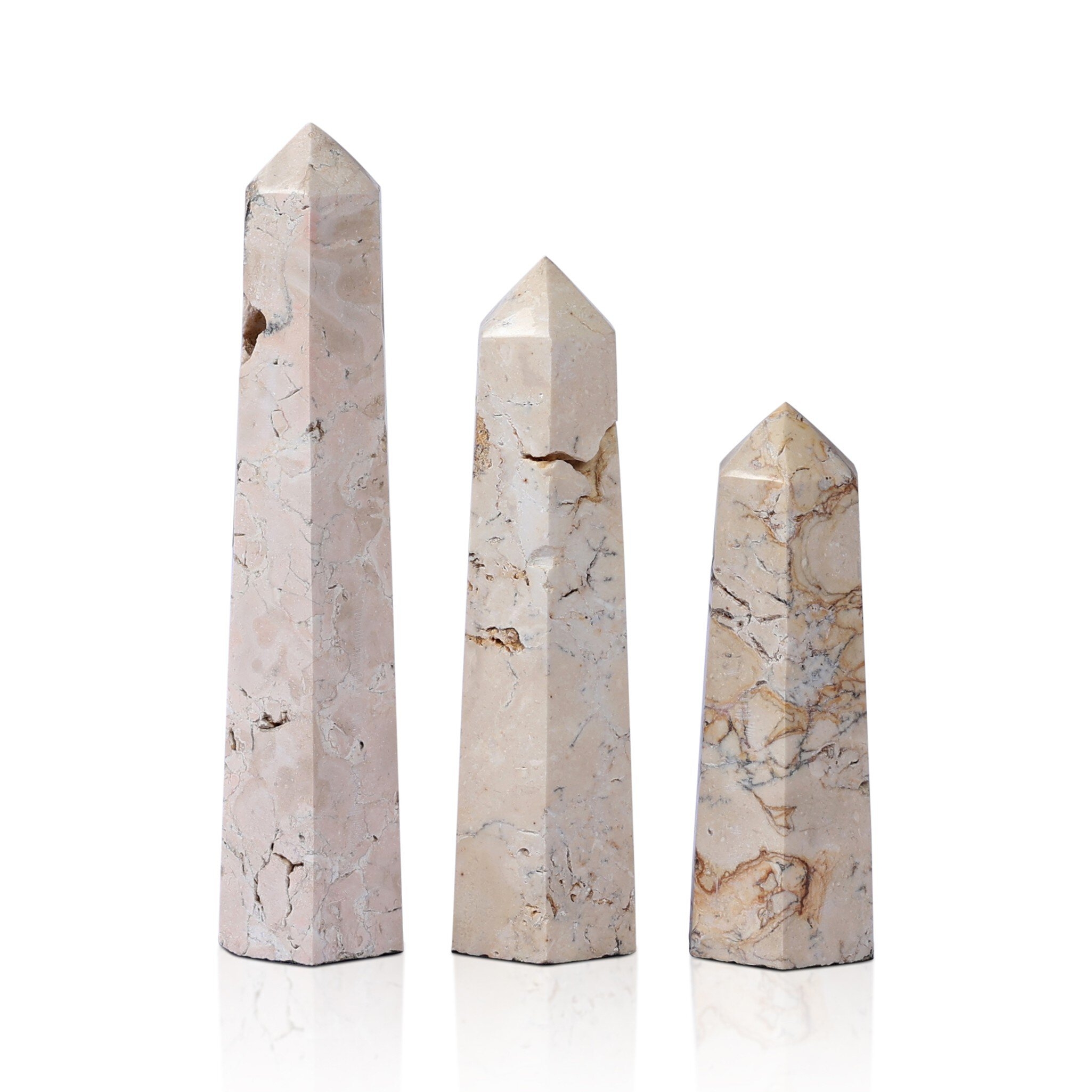 Travertine Obelisk Set - Romano Fosse Travertine - Image 7